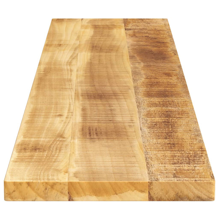 Tafelblad rechthoekig 180x20x2,5 cm massief ruw mangohout