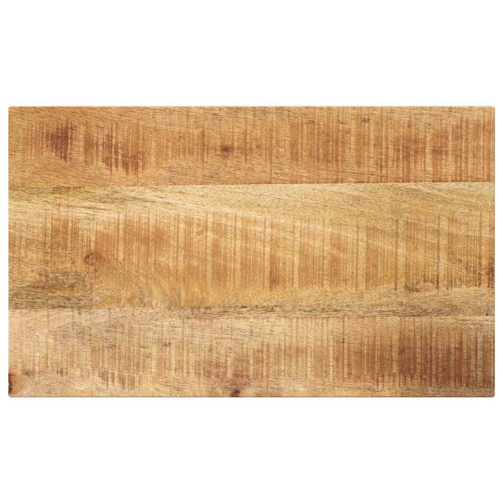 Tafelblad rechthoekig 40x30x2,5 cm massief ruw mangohout