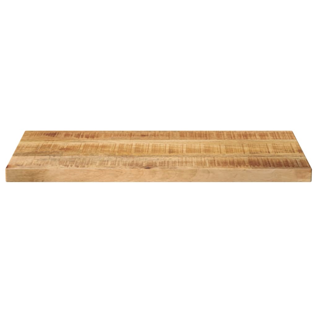 Tafelblad rechthoekig 40x30x2,5 cm massief ruw mangohout