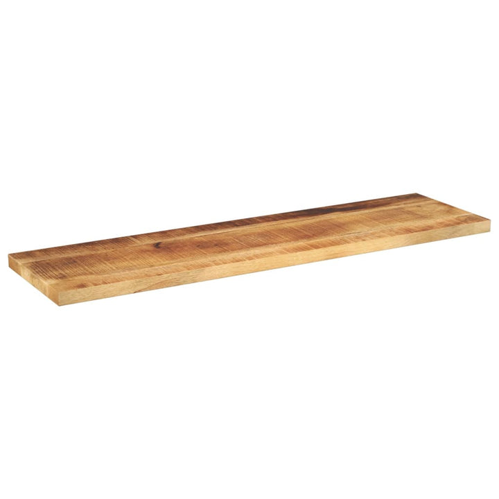 Tafelblad rechthoekig 110x30x2,5 cm massief ruw mangohout