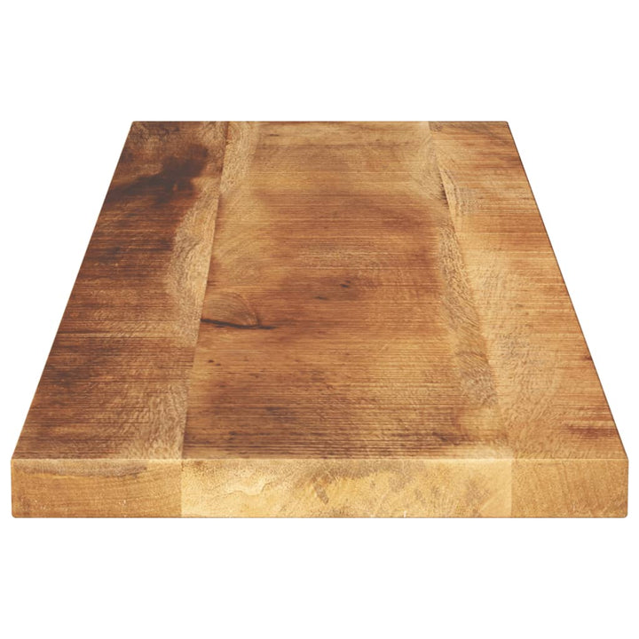 Tafelblad rechthoekig 110x30x2,5 cm massief ruw mangohout