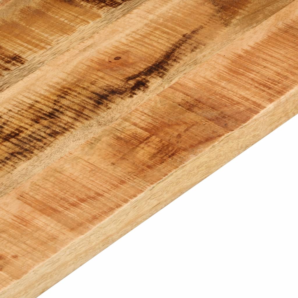 Tafelblad rechthoekig 110x30x2,5 cm massief ruw mangohout