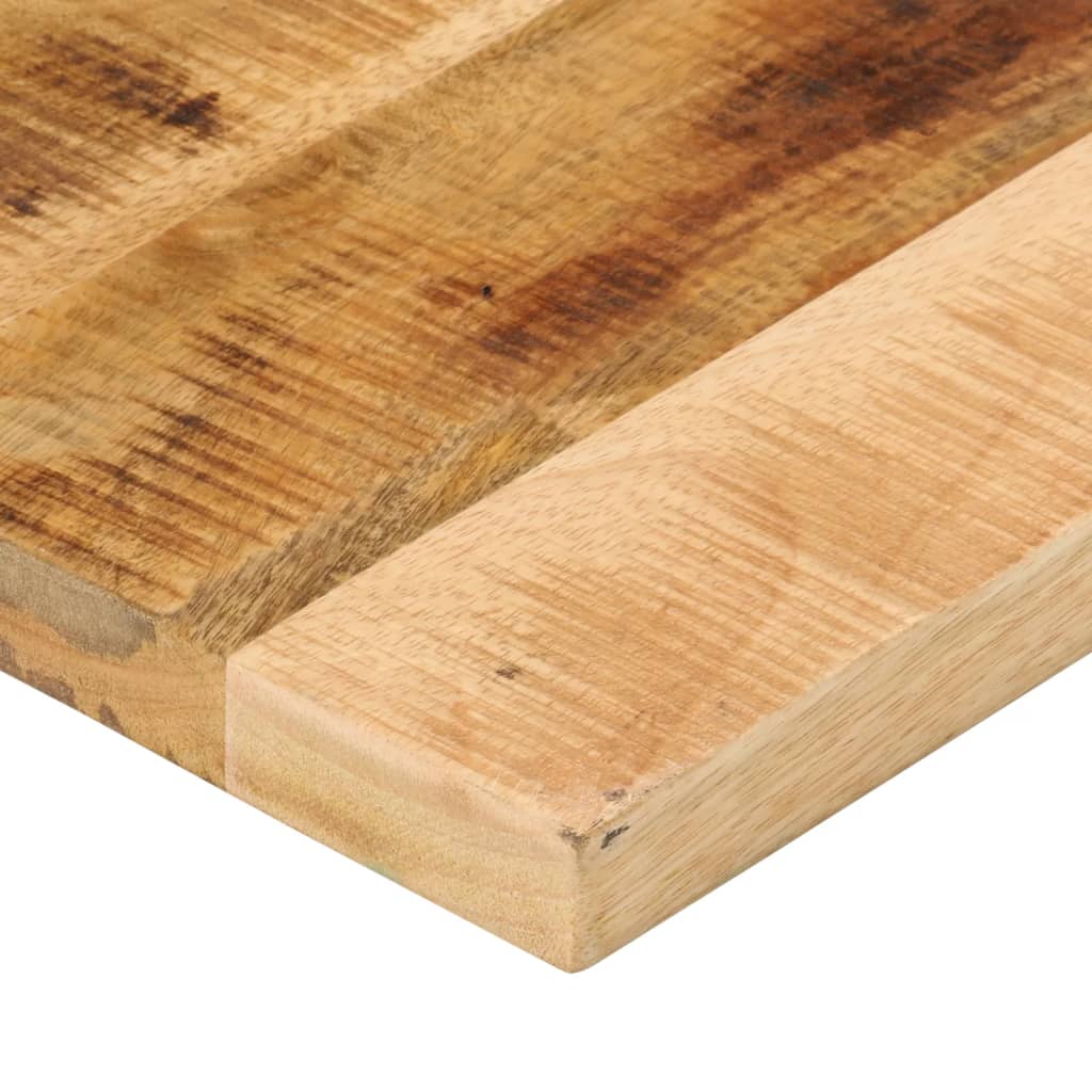 Tafelblad rechthoekig 140x30x2,5 cm massief ruw mangohout