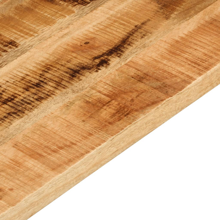 Tafelblad rechthoekig 180x40x2,5 cm massief ruw mangohout