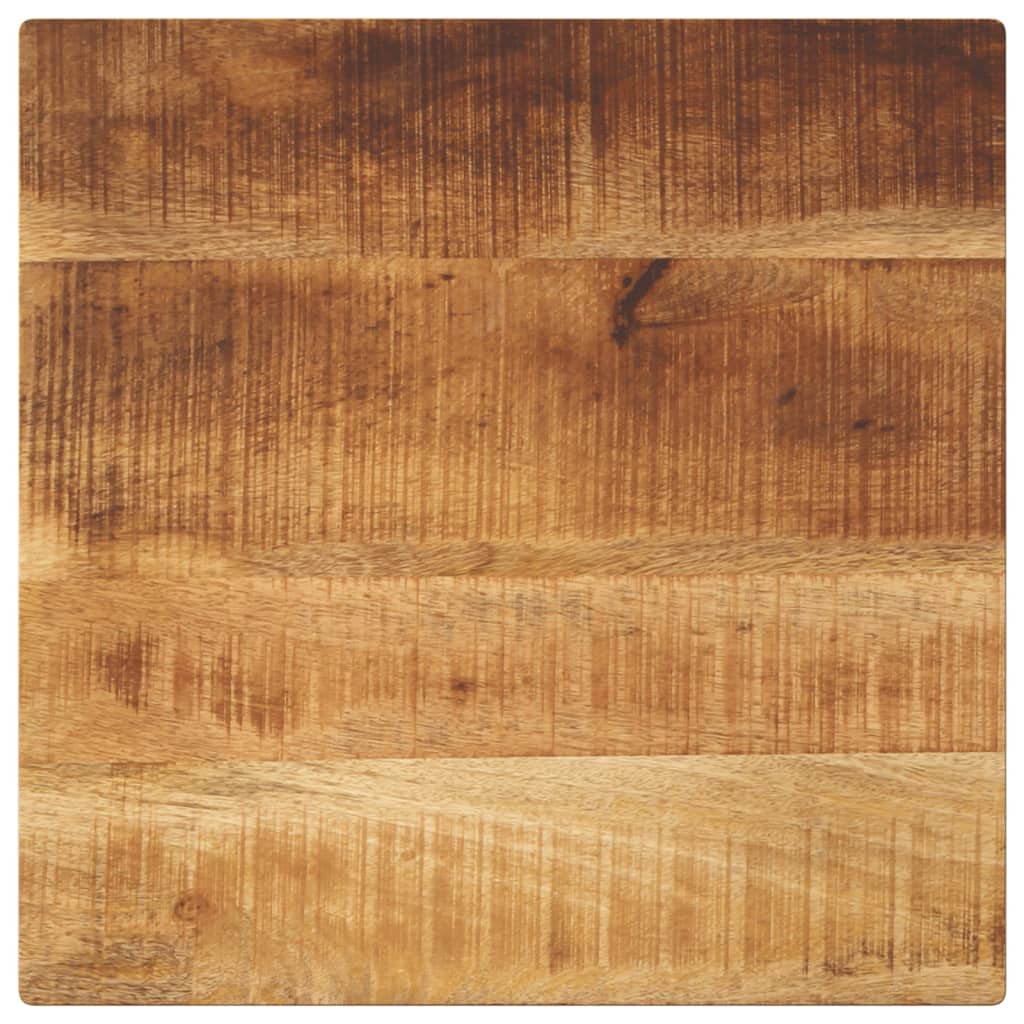 Tafelblad vierkant 50x50x2,5 cm massief ruw mangohout