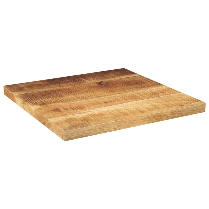 Tafelblad vierkant 50x50x2,5 cm massief ruw mangohout