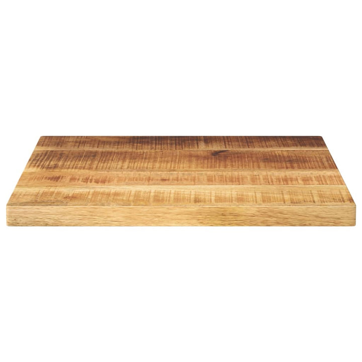 Tafelblad vierkant 50x50x2,5 cm massief ruw mangohout