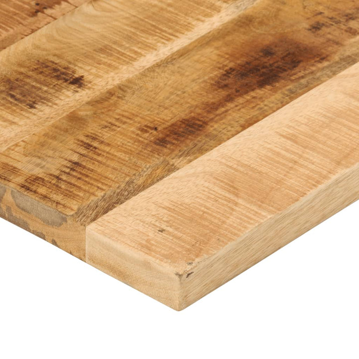 Tafelblad vierkant 50x50x2,5 cm massief ruw mangohout