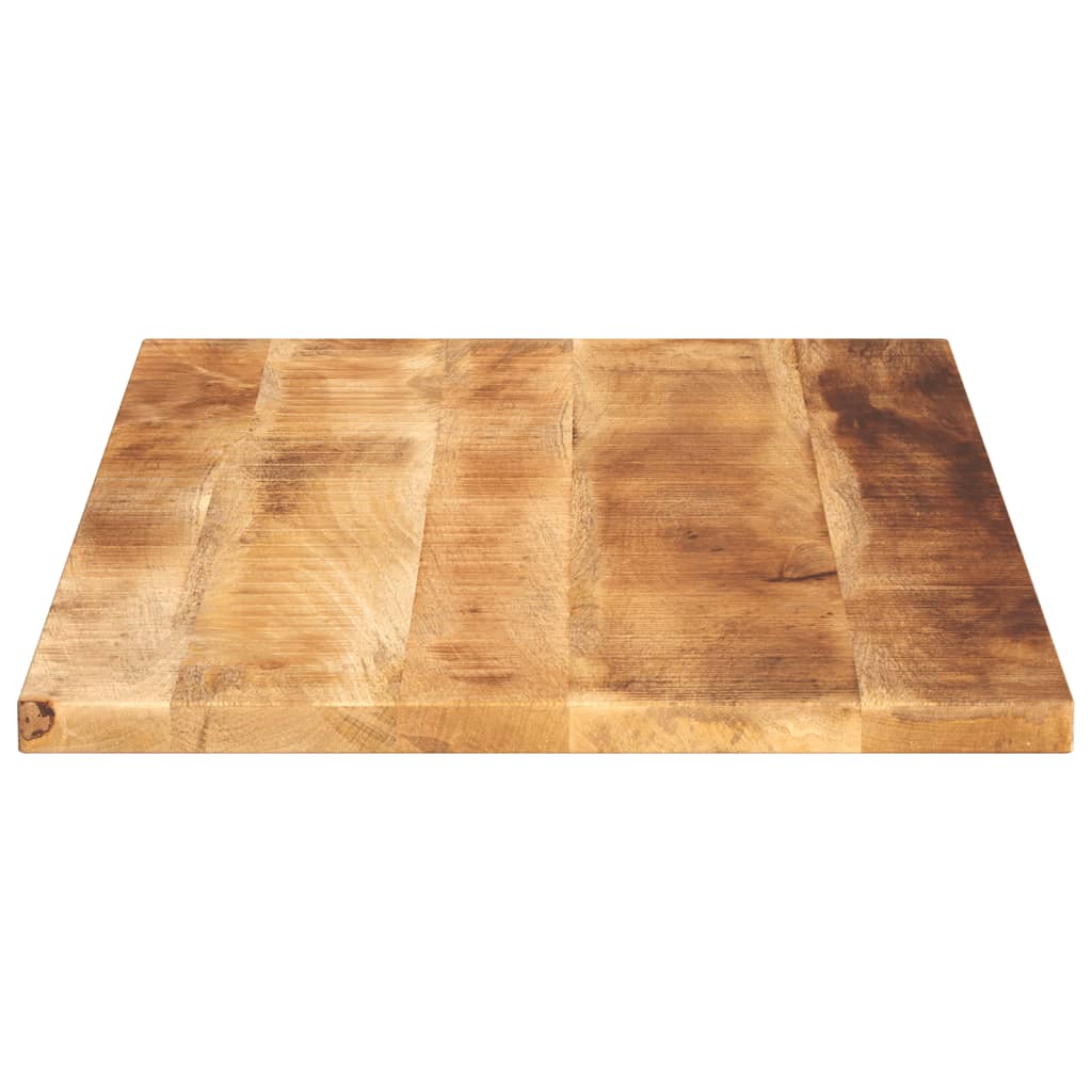 Tafelblad rechthoekig 100x50x2,5 cm massief ruw mangohout