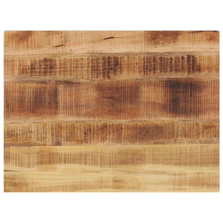 Tafelblad rechthoekig 70x60x2,5 cm massief ruw mangohout