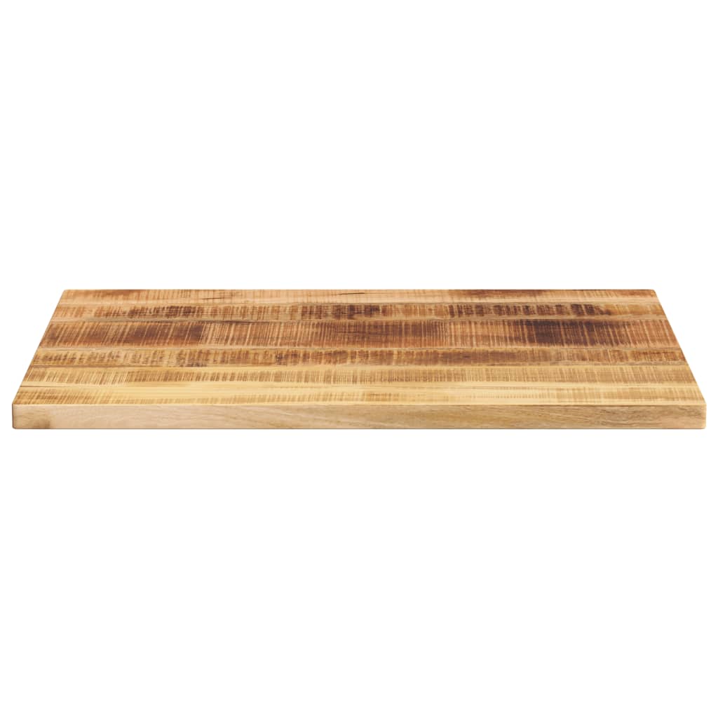 Tafelblad rechthoekig 70x60x2,5 cm massief ruw mangohout