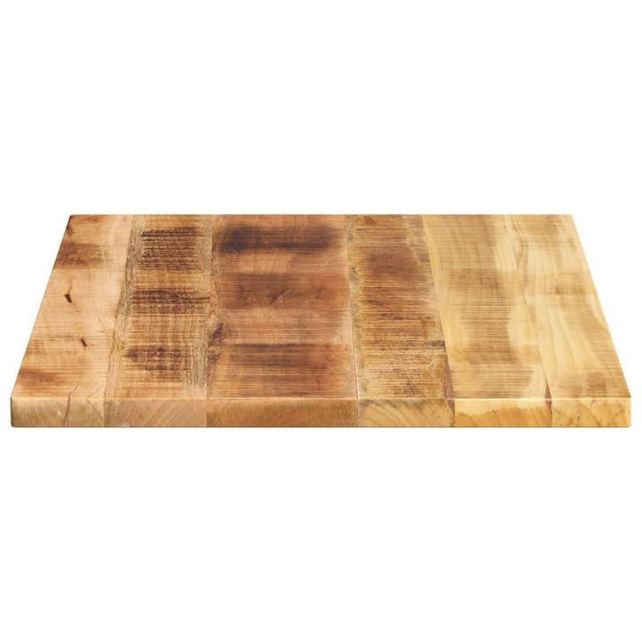 Tafelblad rechthoekig 70x60x2,5 cm massief ruw mangohout