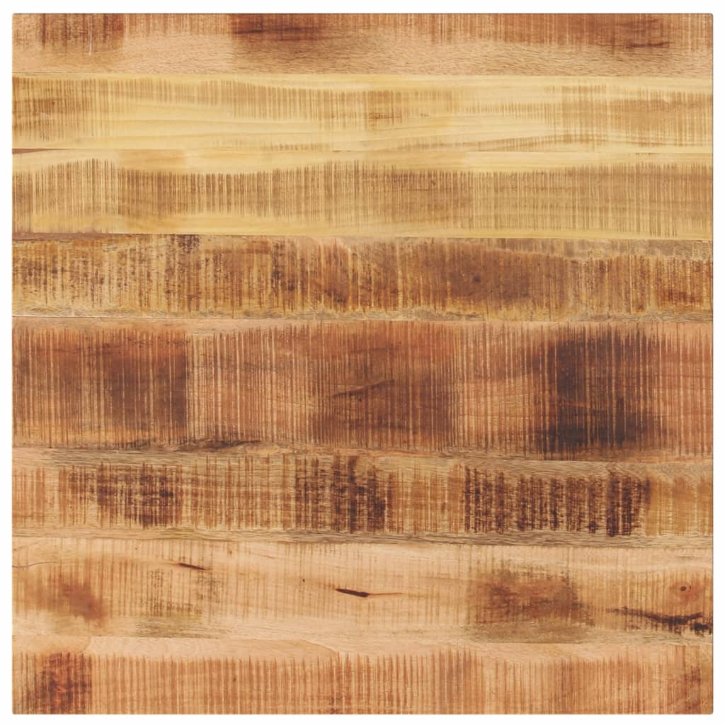 Tafelblad vierkant 70x70x1,5 cm massief ruw mangohout