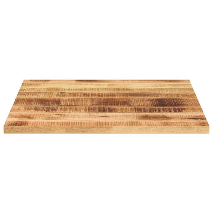 Tafelblad vierkant 70x70x1,5 cm massief ruw mangohout