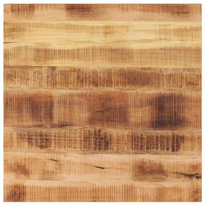 Tafelblad vierkant 80x80x1,5 cm massief ruw mangohout