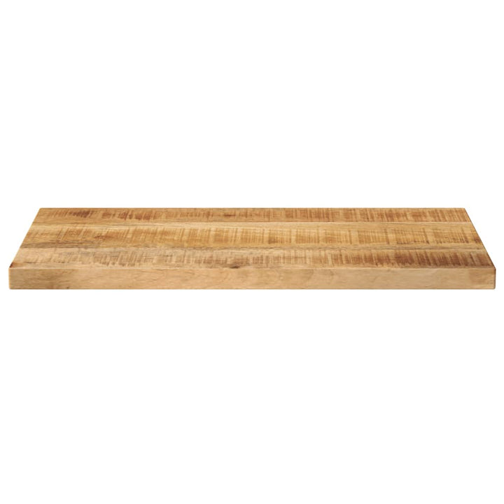 Tafelblad rechthoekig 40x20x3,8 cm massief ruw mangohout