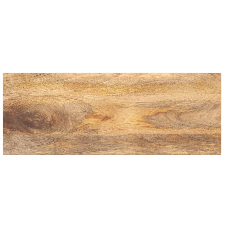 Tafelblad rechthoekig 80x20x2,5 cm massief mangohout