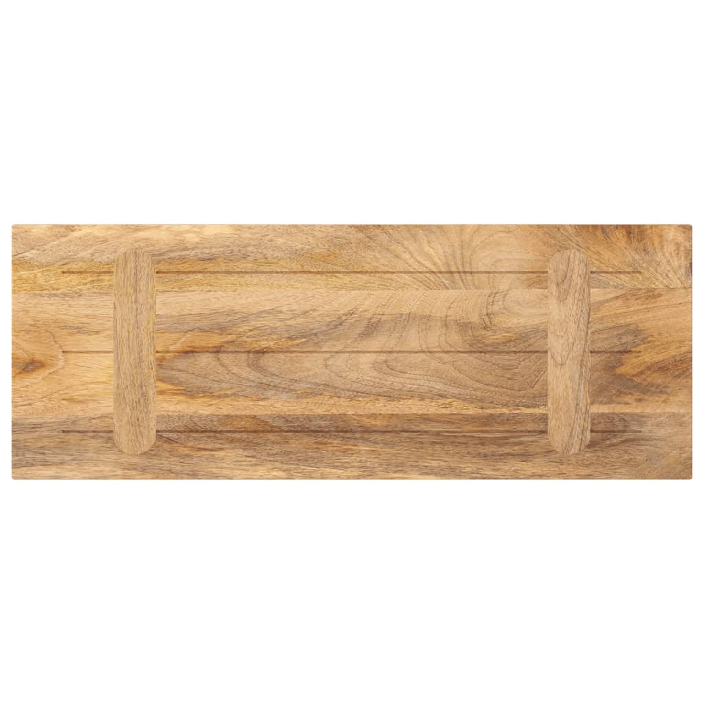 Tafelblad rechthoekig 80x20x2,5 cm massief mangohout