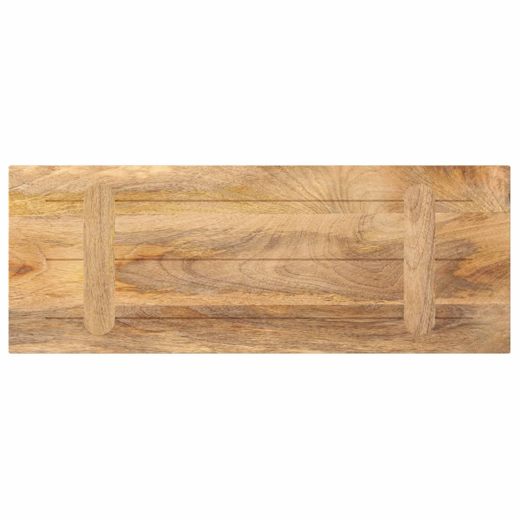 Tafelblad rechthoekig 90x20x2,5 cm massief mangohout