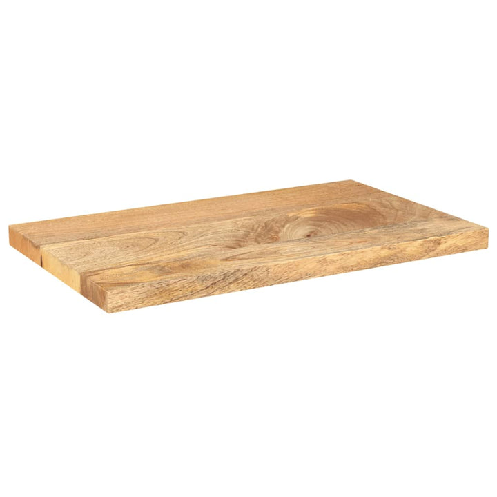 Tafelblad rechthoekig 50x20x3,8 cm massief mangohout