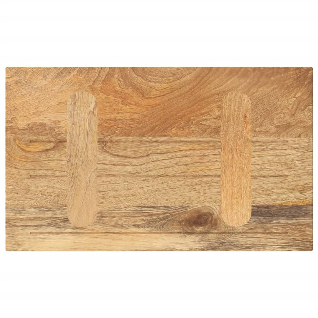 Tafelblad rechthoekig 50x20x3,8 cm massief mangohout