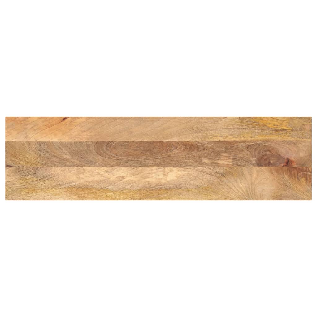 Tafelblad rechthoekig 110x20x3,8 cm massief mangohout