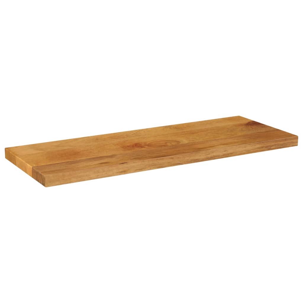 Tafelblad rechthoekig 80x20x2,5 cm massief mangohout