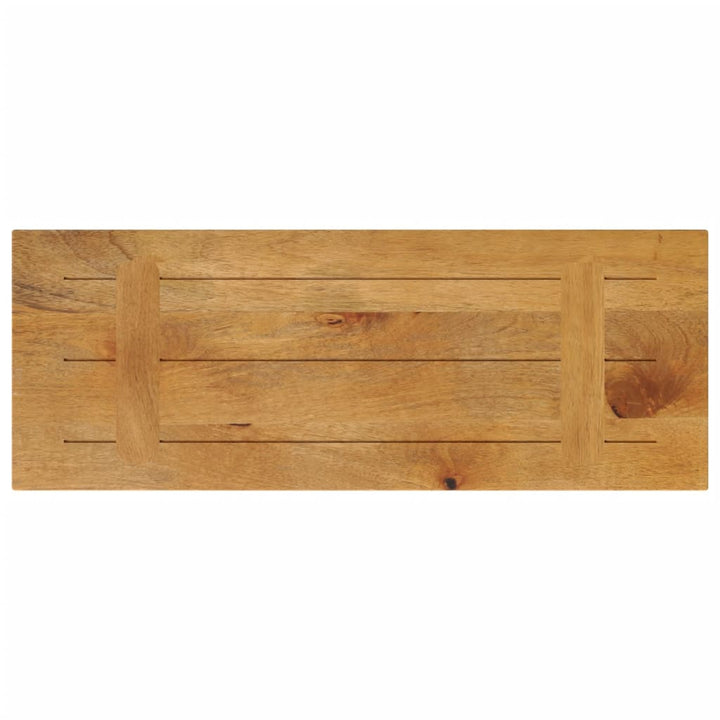 Tafelblad rechthoekig 80x20x2,5 cm massief mangohout