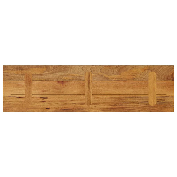 Tafelblad rechthoekig 110x30x2,5 cm massief mangohout