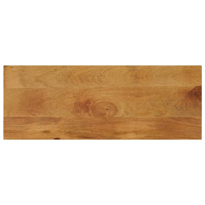 Tafelblad rechthoekig 70x30x3,8 cm massief mangohout