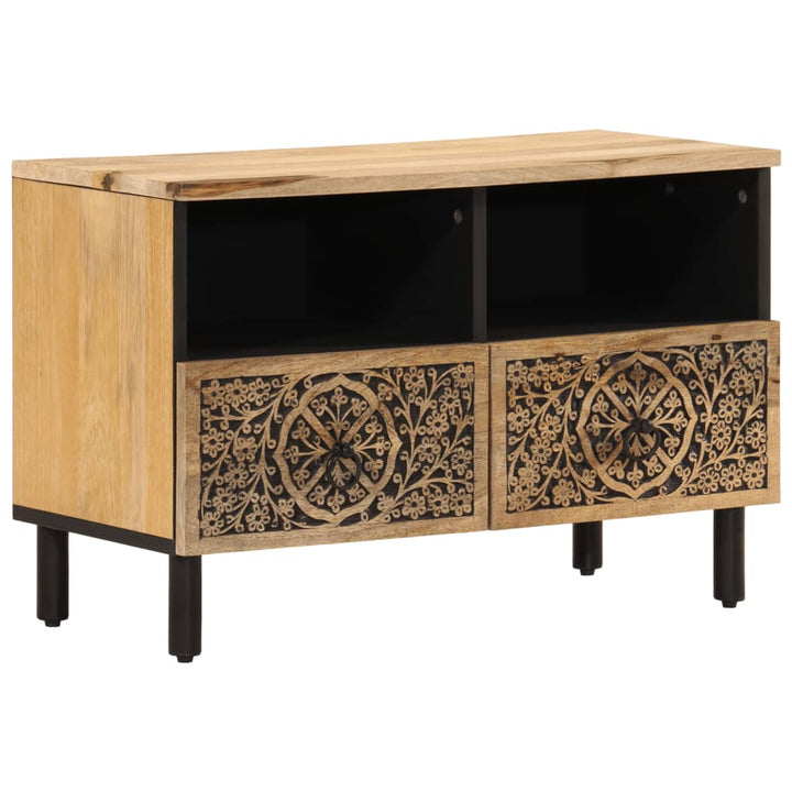 Tv-meubel 70x33x46 cm massief mangohout