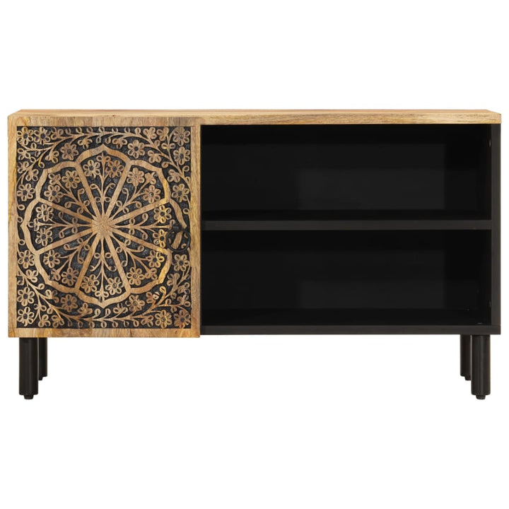 Tv-meubel 80x31x46 cm massief mangohout