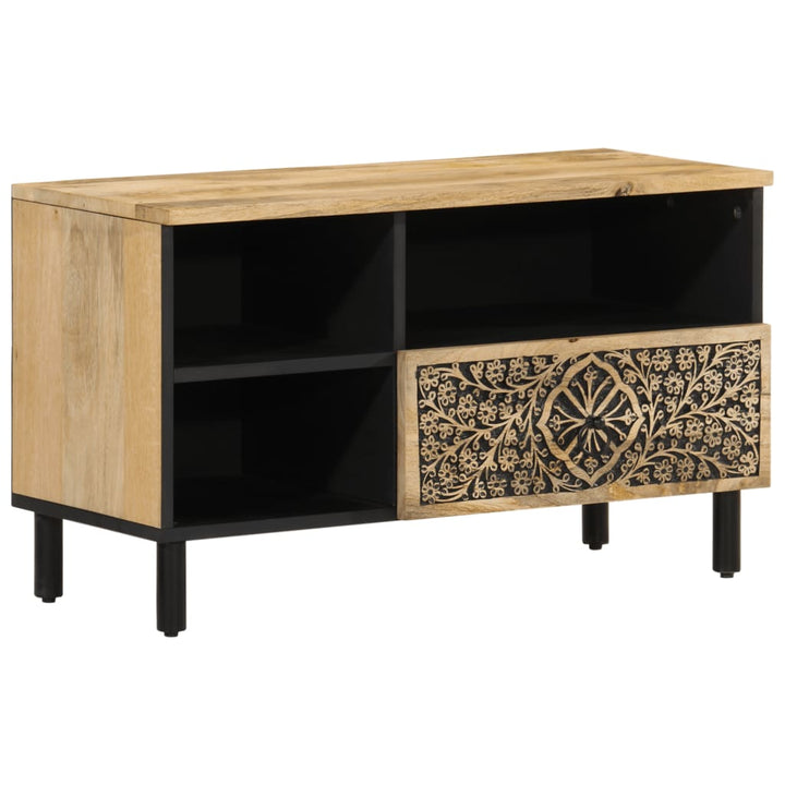 Tv-meubel 80x33x46 cm massief mangohout