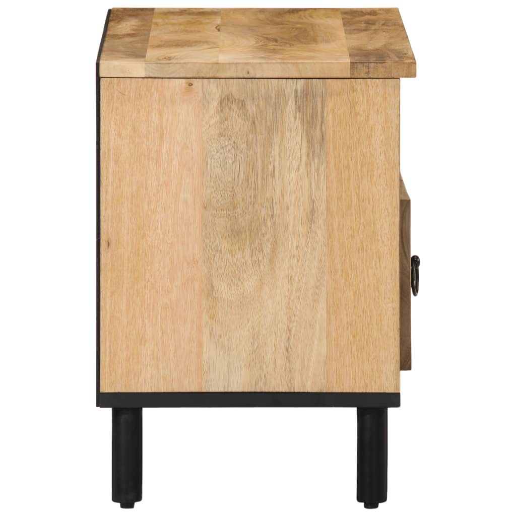 Tv-meubel 80x33x46 cm massief mangohout