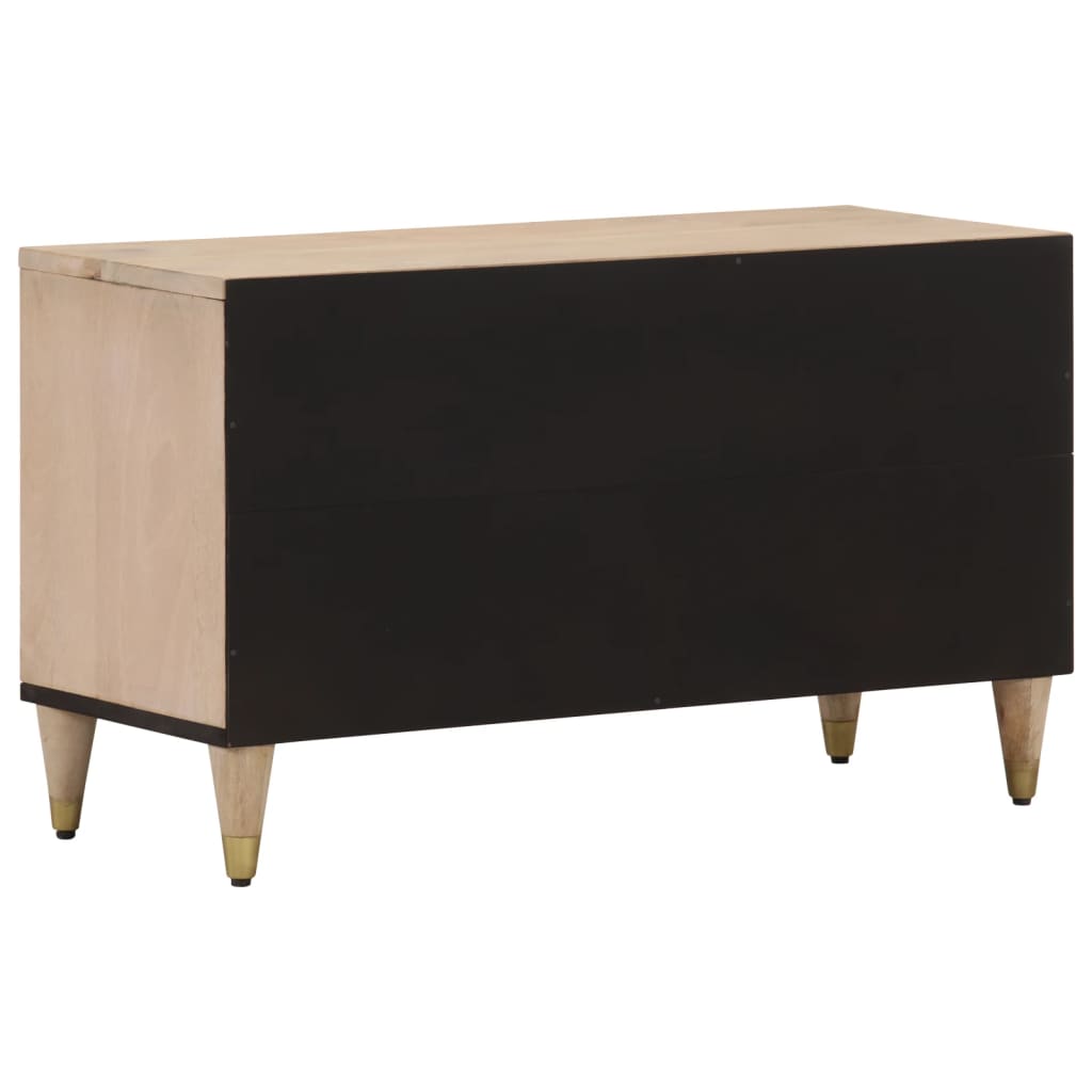 Tv-meubel 80x33x46 cm massief mangohout