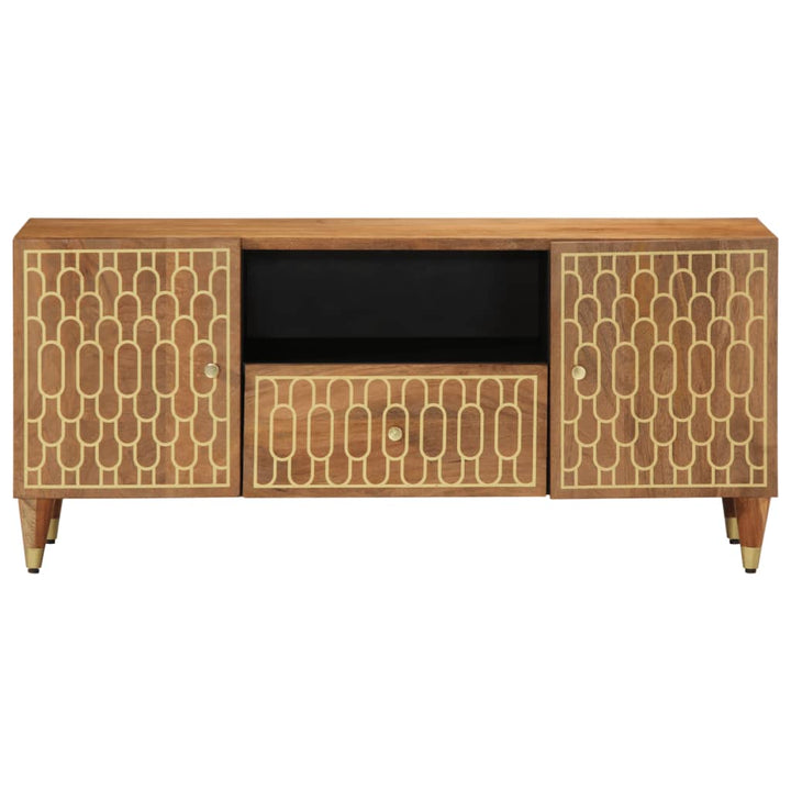 Tv-meubel 105x33x46cm massief mangohout