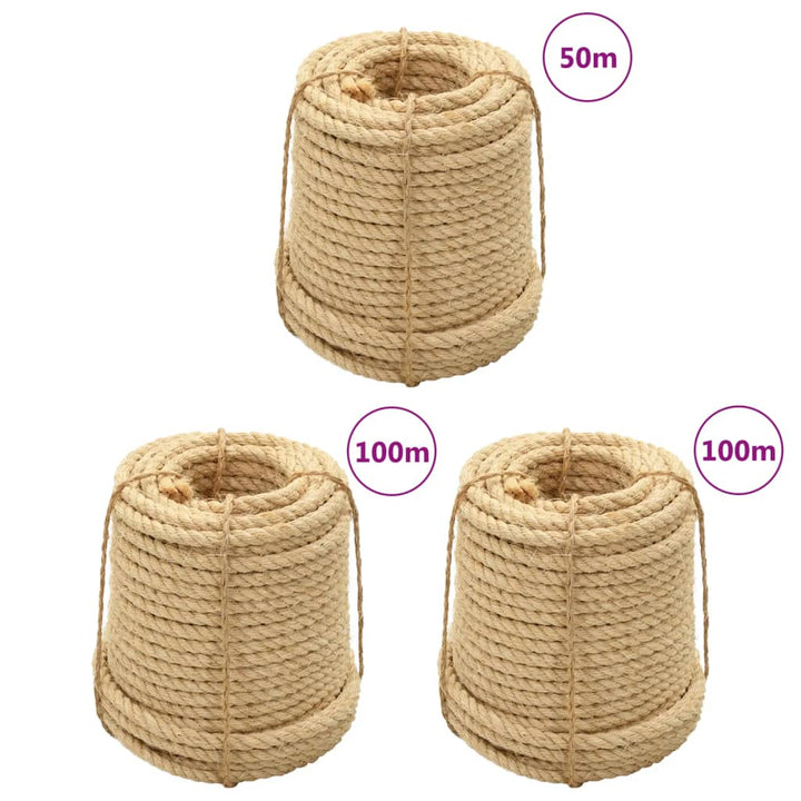 Touw 3 st 14 mm sisal