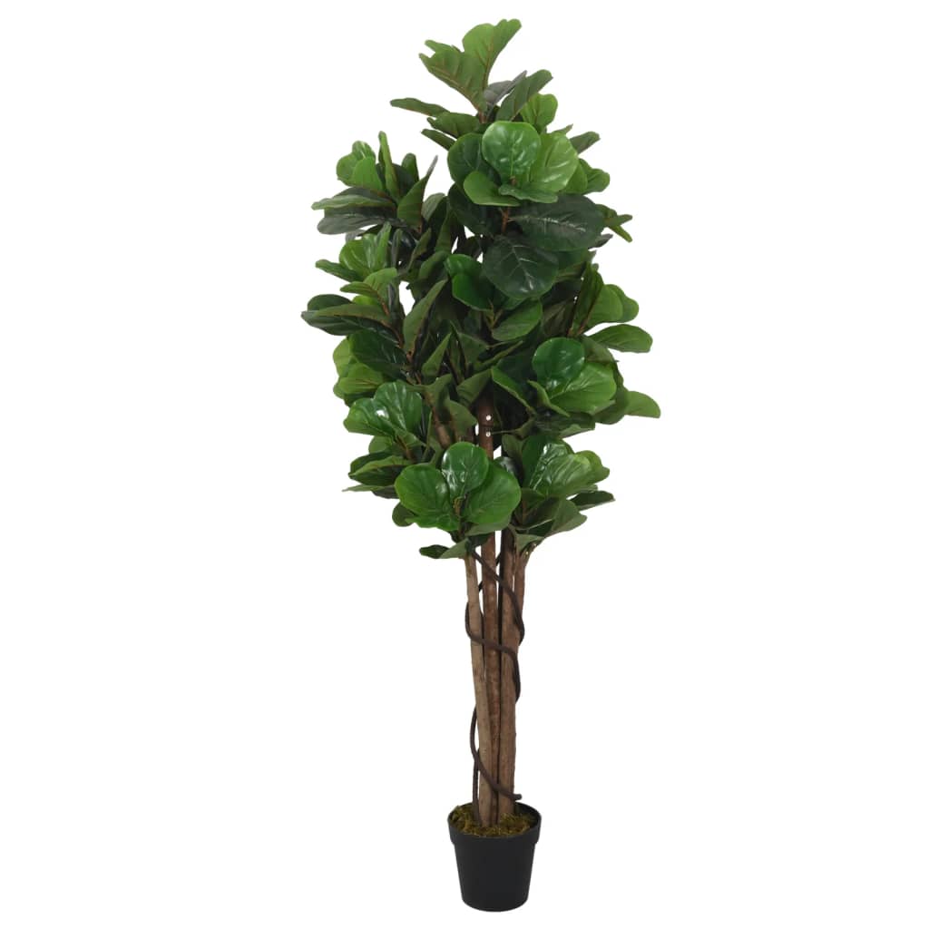 Kunstplant vijgenboom 232 bladeren 180 cm groen