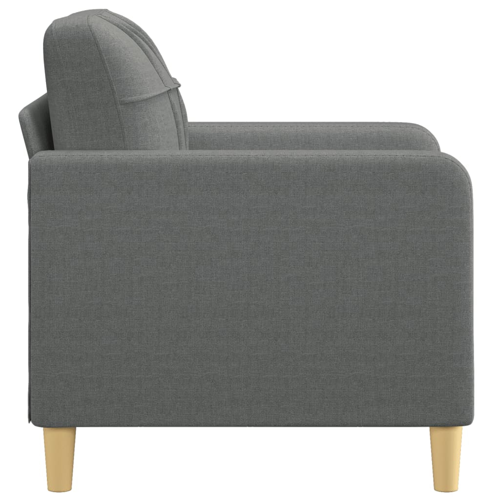 Fauteuil 60 cm stof donkergrijs