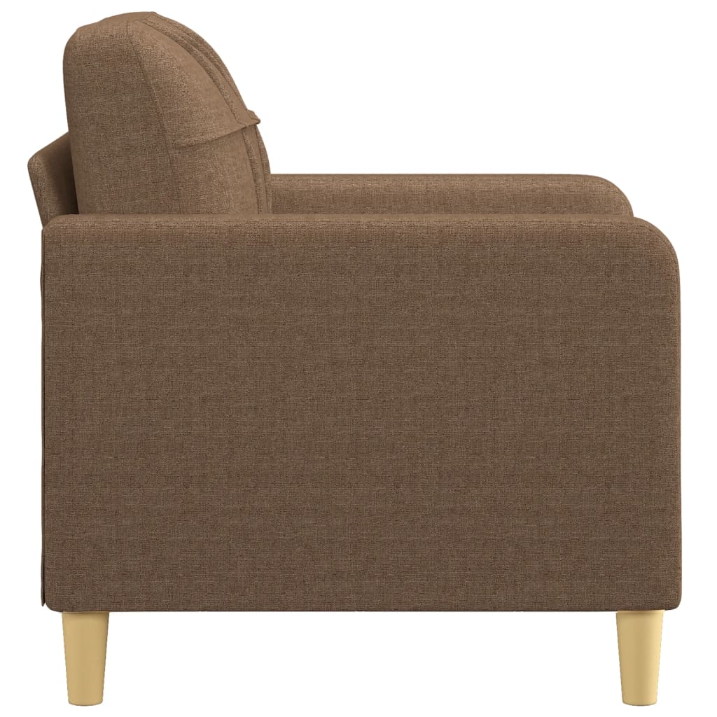 Fauteuil 60 cm stof bruin