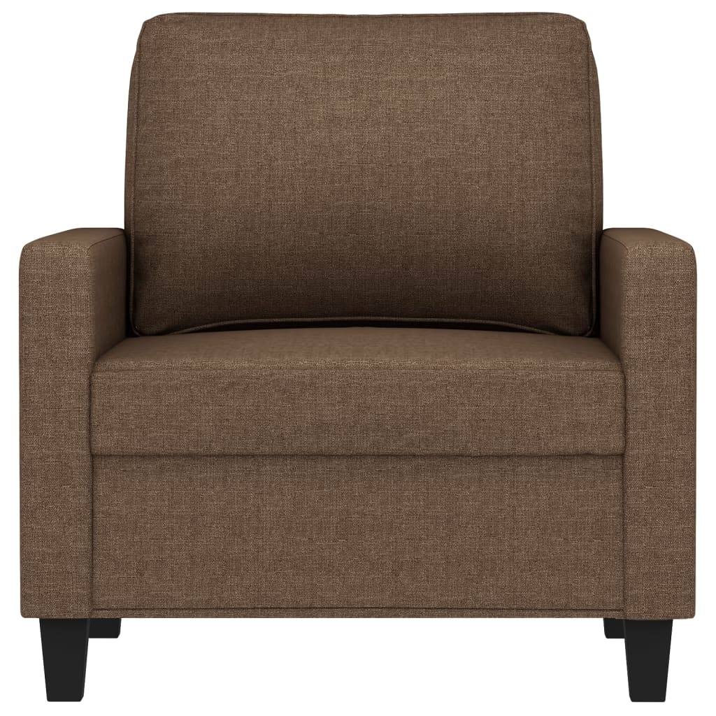 Fauteuil 60 cm stof bruin