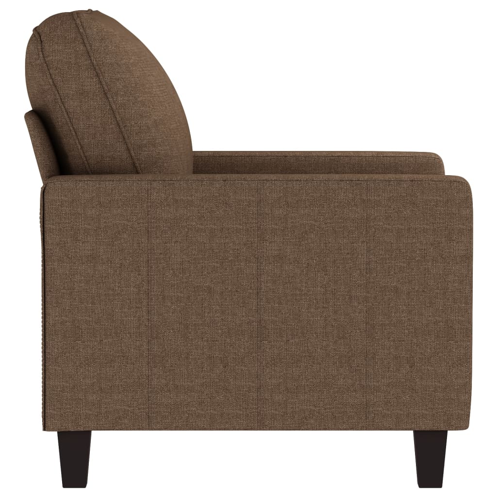 Fauteuil 60 cm stof bruin