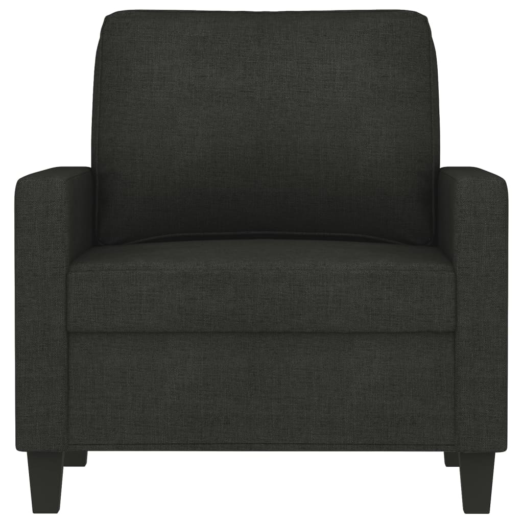 Fauteuil 60 cm stof zwart