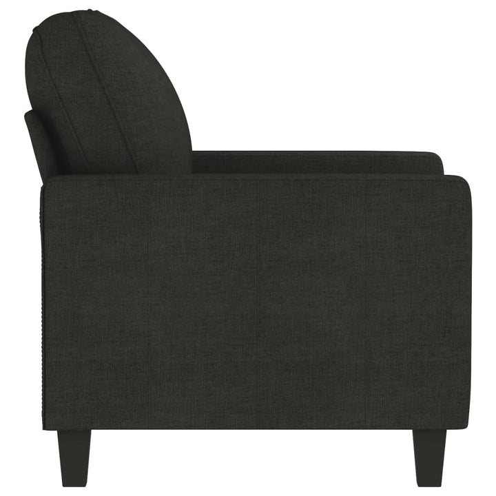 Fauteuil 60 cm stof zwart