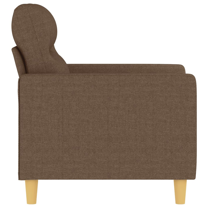 Fauteuil 60 cm stof bruin