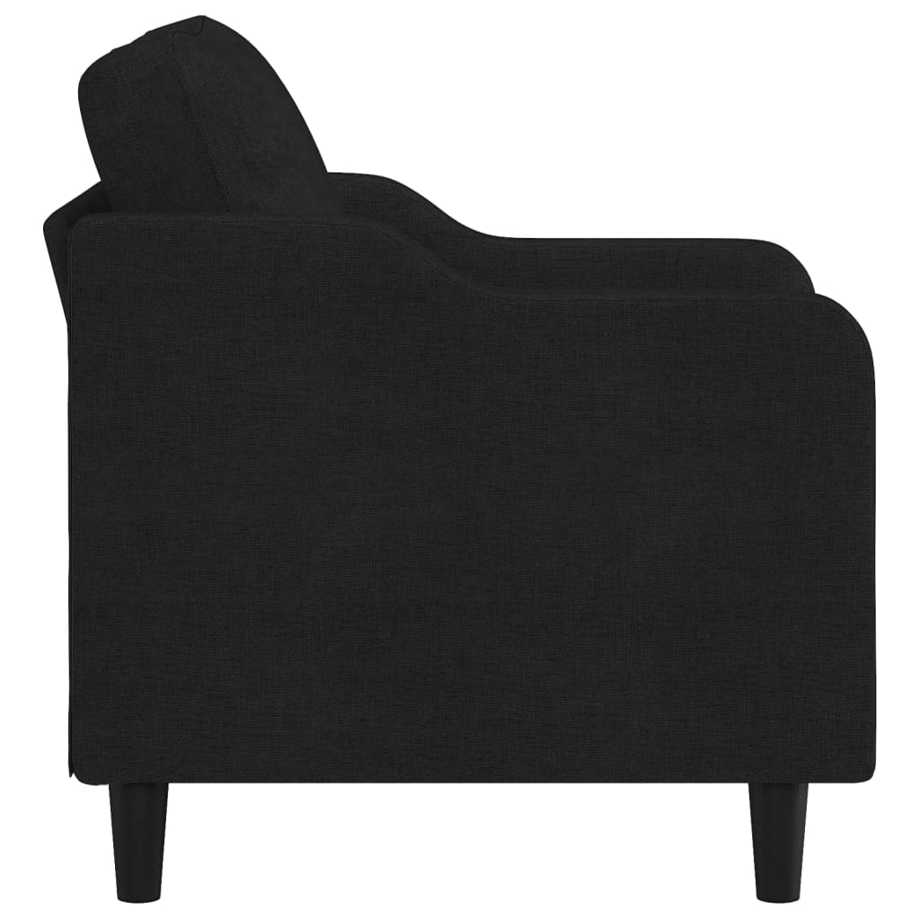 Fauteuil 60 cm stof zwart