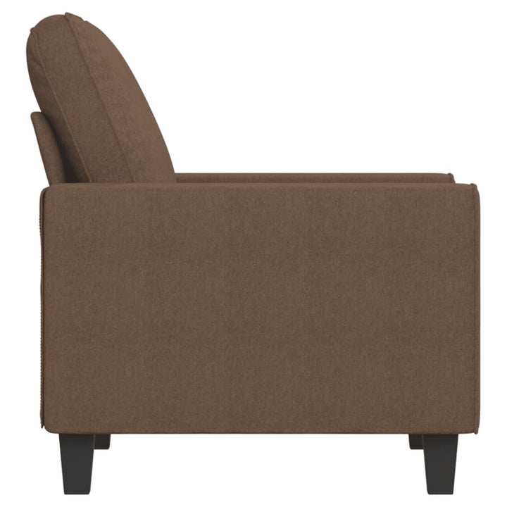 Fauteuil 60 cm stof bruin