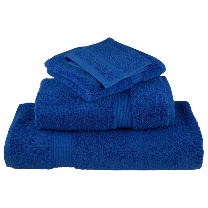 8-delige Handdoekenset SOLUND 600 g/m² blauw