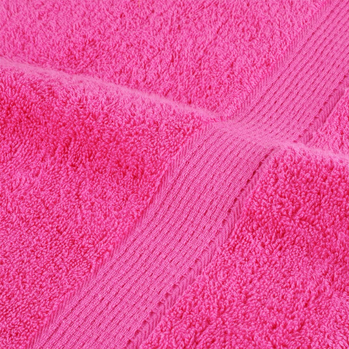 8-delige Handdoekenset SOLUND 600 g/m² roze