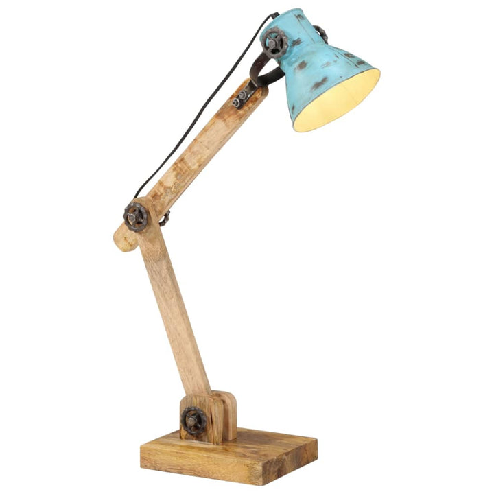 Bureaulamp 25 W E27 23x18x96 cm verweerd blauw